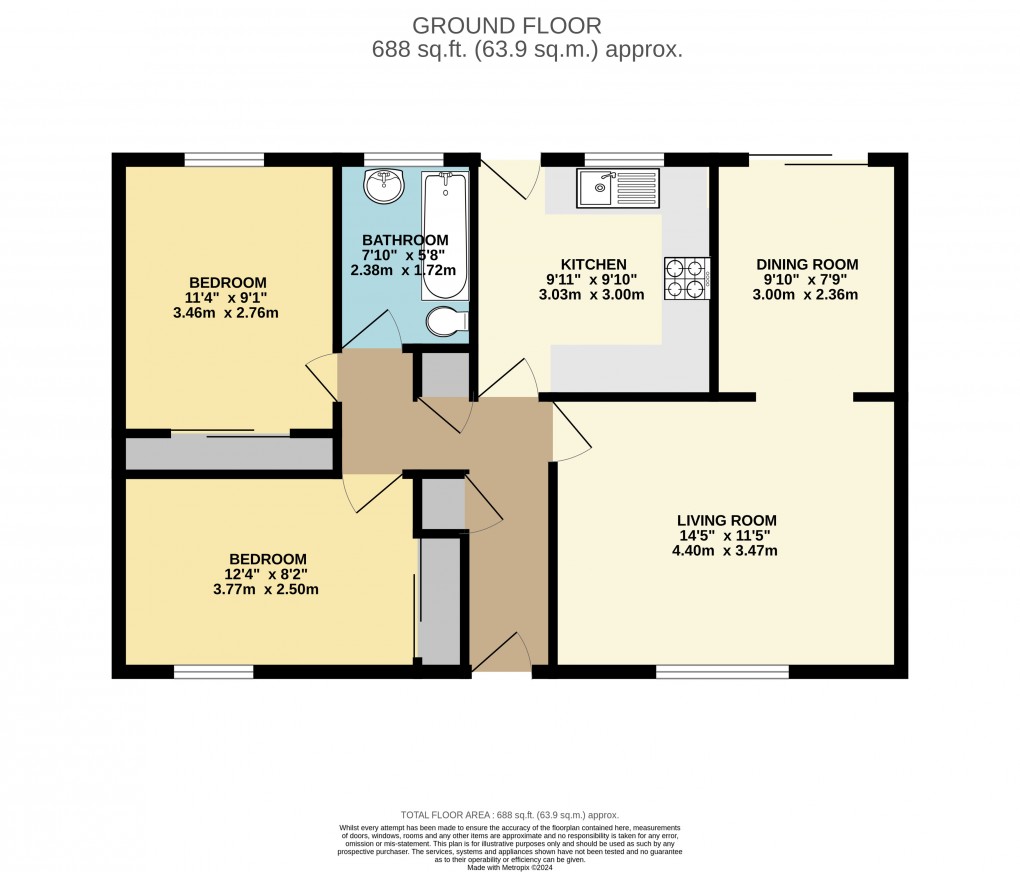 Floorplan for Bancroft Park, Milton Keynes, Bucinghamshire