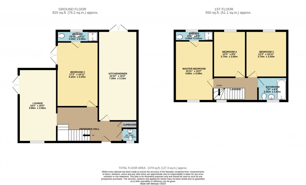 Floorplan for Heelands, Milton Keynes, Buckinghamshire