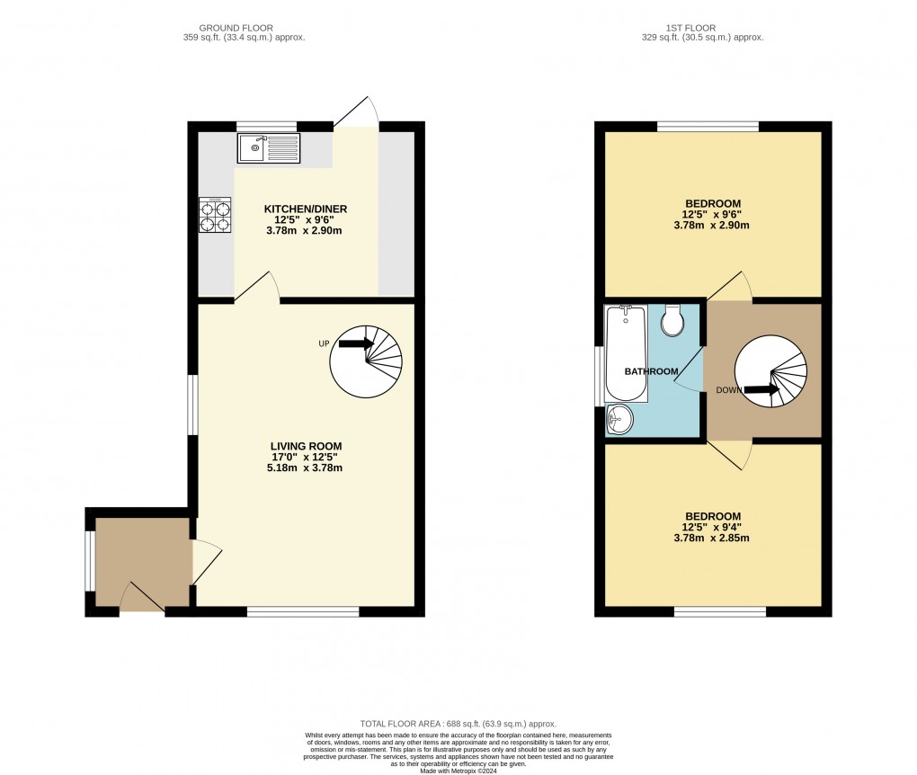 Floorplan for Eaglestone, Milton Keynes, Buckinghamshire