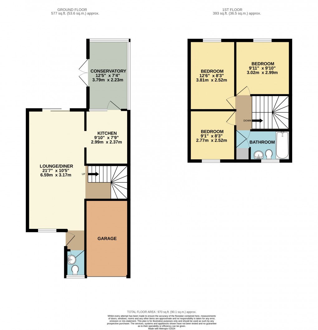 Floorplan for Heelands, Milton Keynes, Buckinghamshire