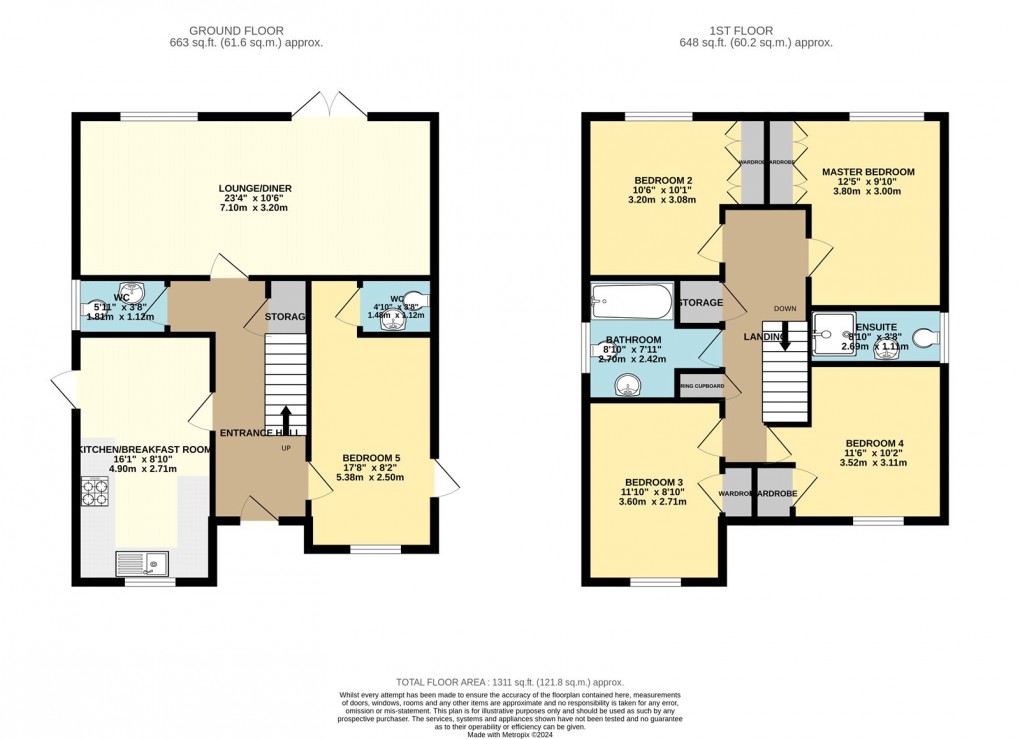 Floorplan for Tattenhoe, Milton Keynes, Buckinghamshire