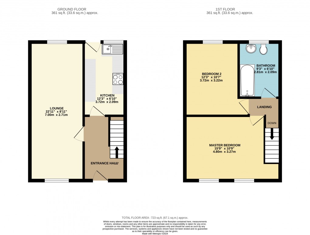 Floorplan for New Bradwell, Milton Keynes, Buckinghamshire