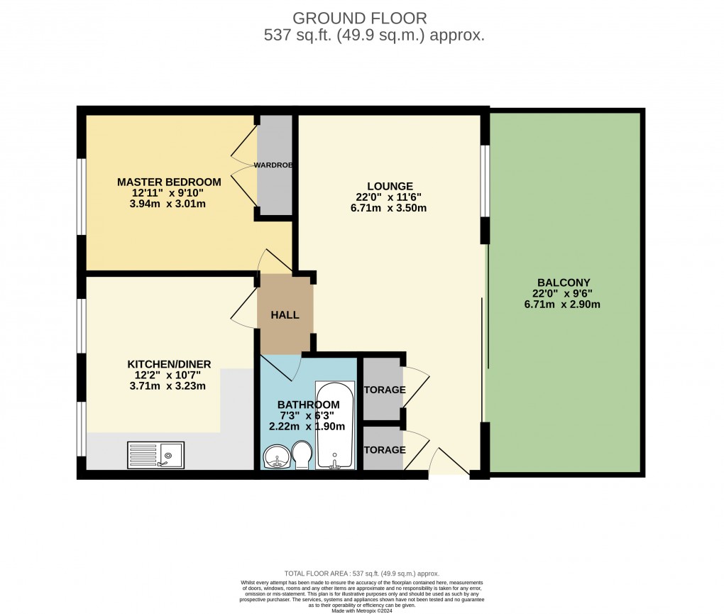 Floorplan for Central Milton Keynes, Milton Keynes, Bucks