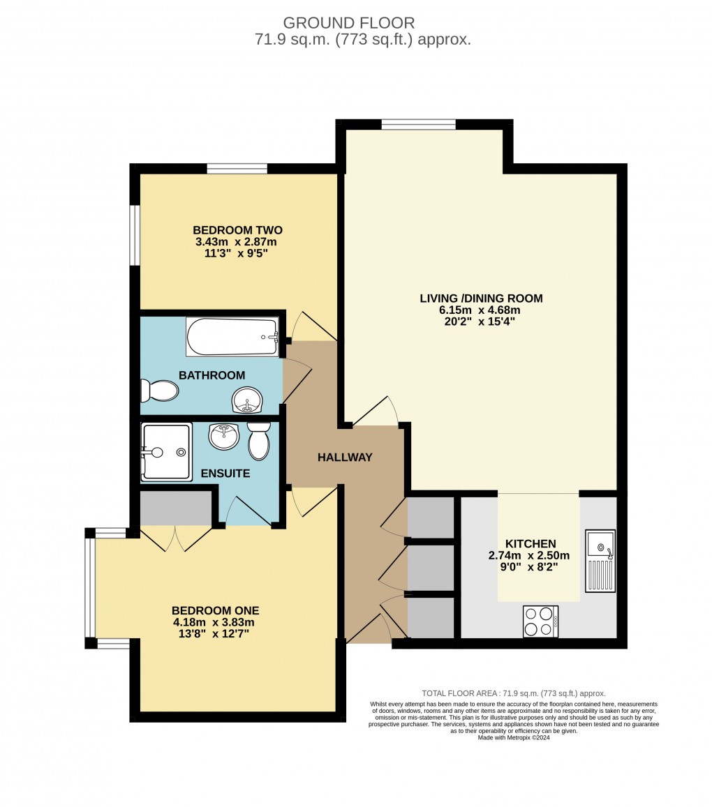 Floorplan for Bletchley, Bucks