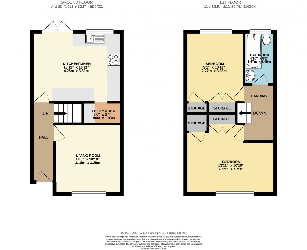 Floorplan for Wolverton, Milton Keynes, Buckinghamshire