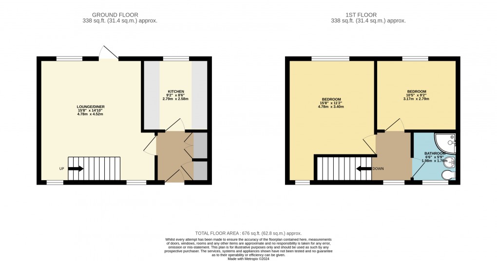 Floorplan for Bradwell, Milton Keynes, Buckinghamshire