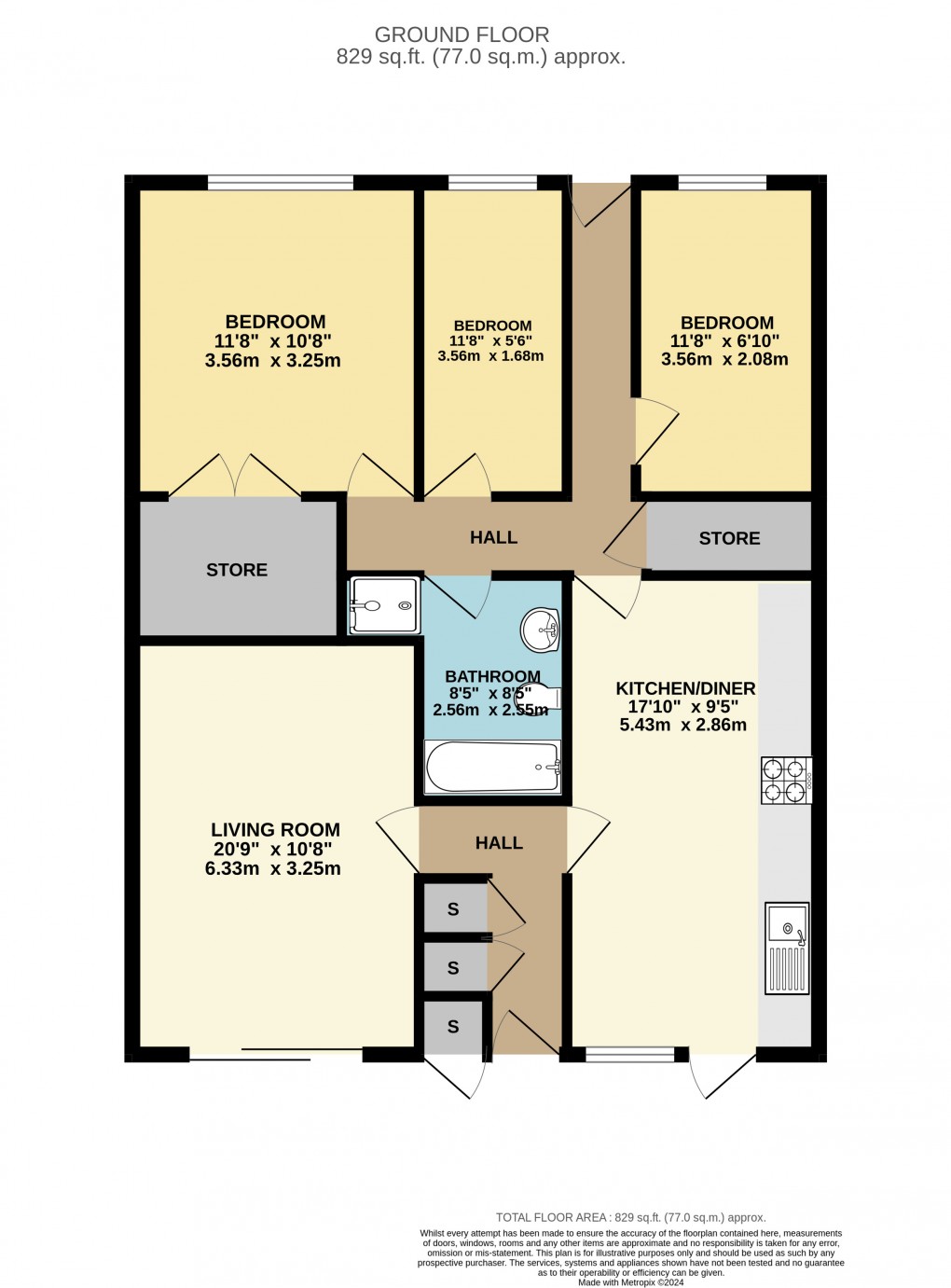 Floorplan for Coffee Hall, Milton Keynes, Buckinghamshire