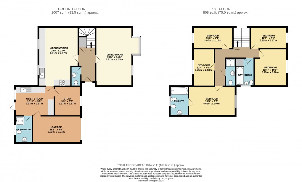 Floorplan for Conniburrow, Milton Keynes, Bucinghamshire