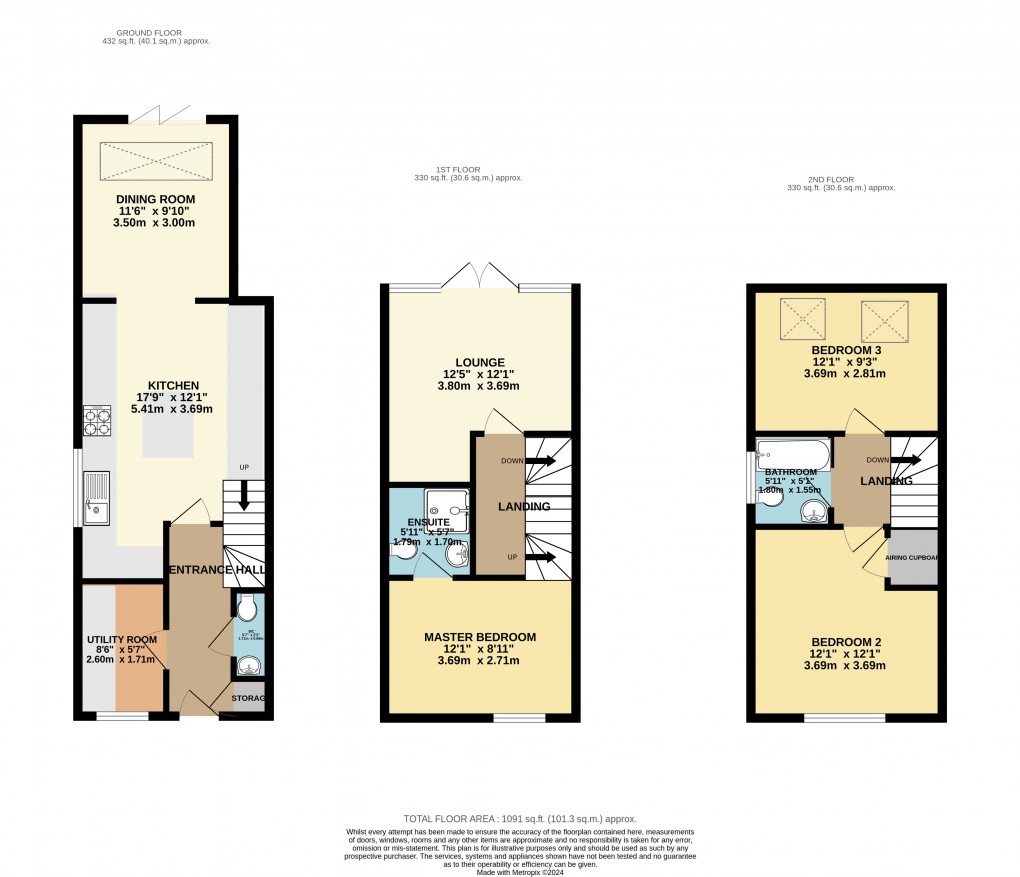 Floorplan for Wolverton Mill, Milton Keynes, Bucks