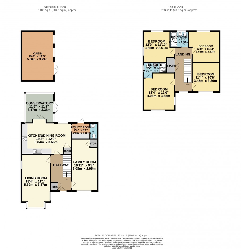 Floorplan for Brooklands, Milton Keynes, Buckinghamshire