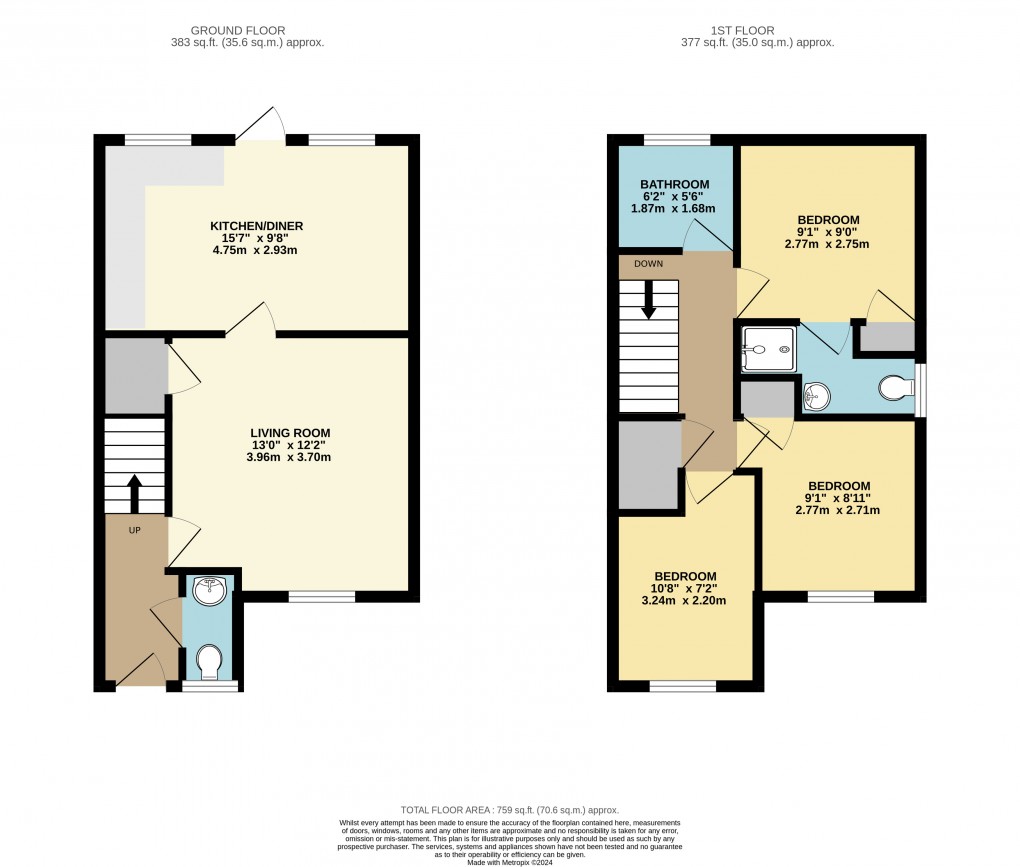 Floorplan for Tattenhoe, Milton Keynes, Buckinghamshire