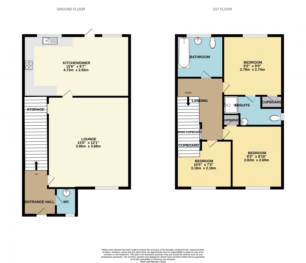 Floorplan for Tattenhoe, Milton Keynes, Buckinghamshire