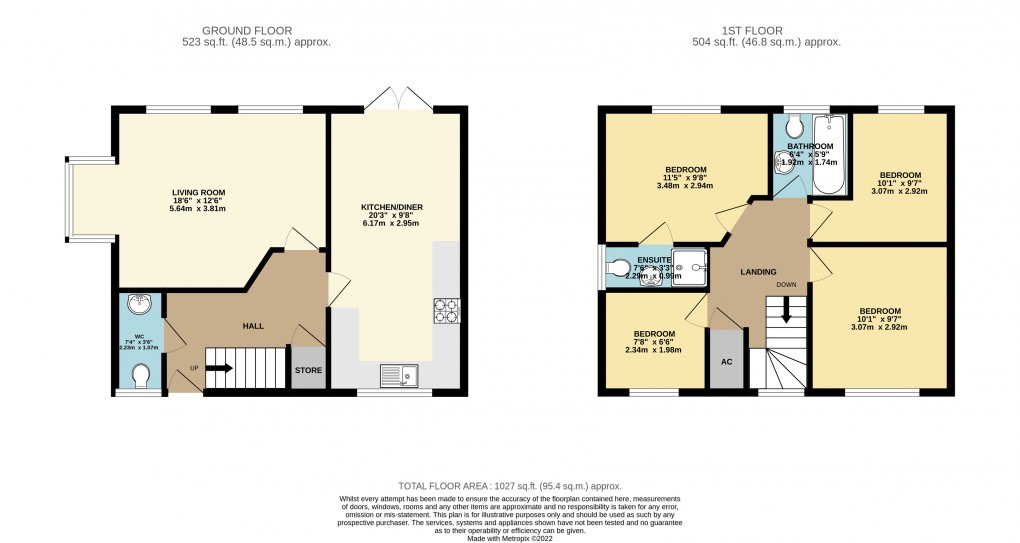 Floorplan for Grange Farm, Milton Keynes, Bucks