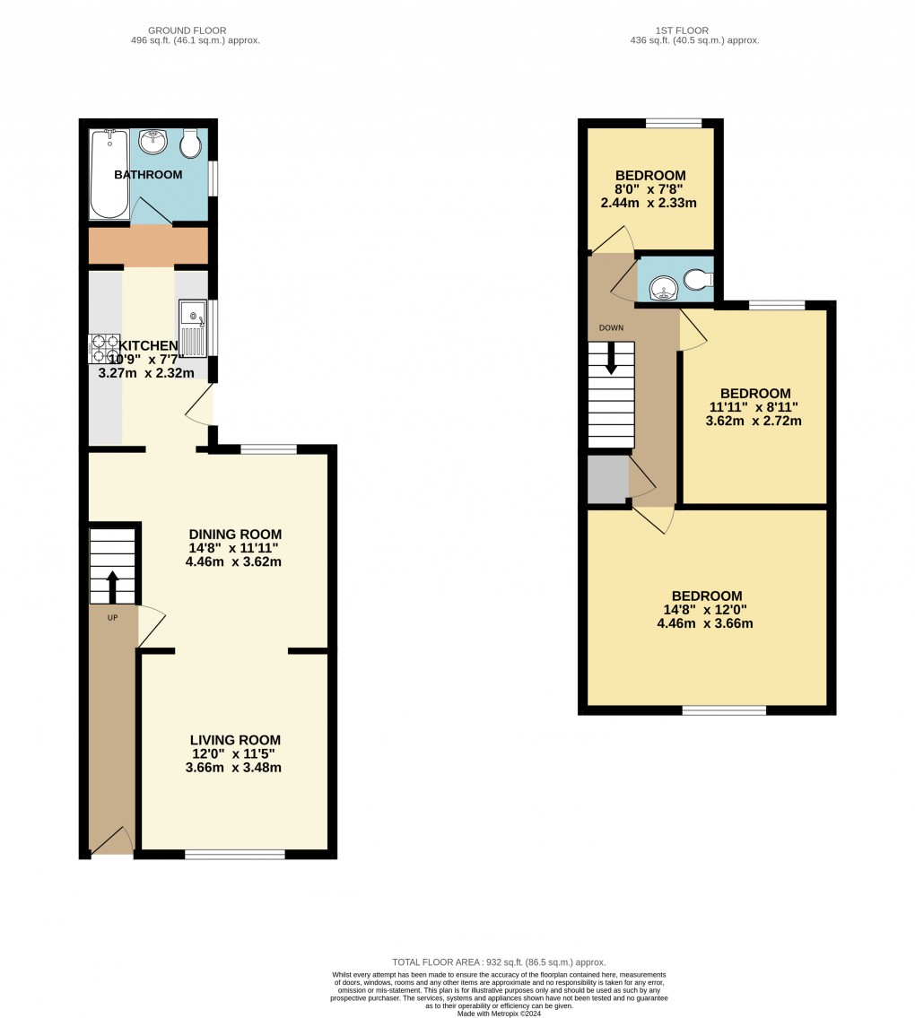 Floorplan for Wolverton, Milton Keynes, Buckinghamshire