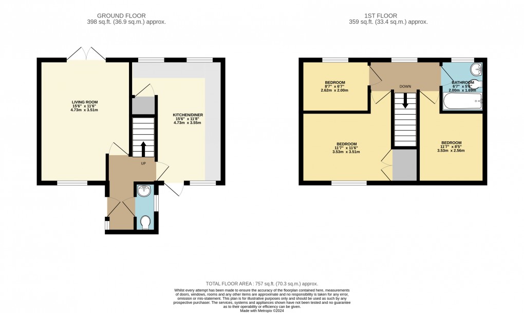 Floorplan for Emerson Valley, Milton Keynes, Bucks