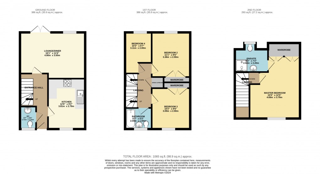 Floorplan for Kingsmead, Milton Keynes, Bucks