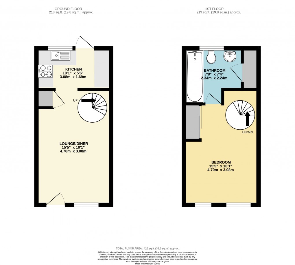 Floorplan for Emerson Valley, Milton Keynes, Buckinghamshire