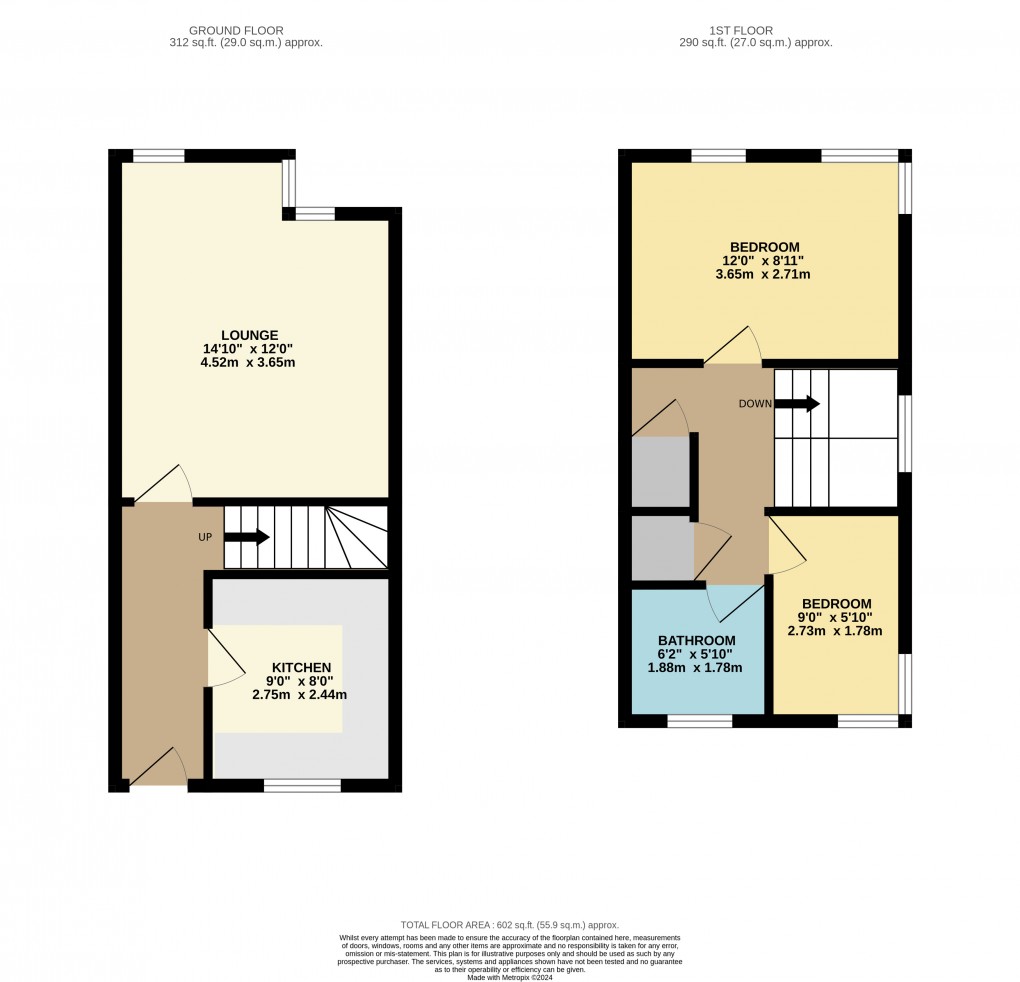 Floorplan for Oldbrook, Milton Keynes, Bucks