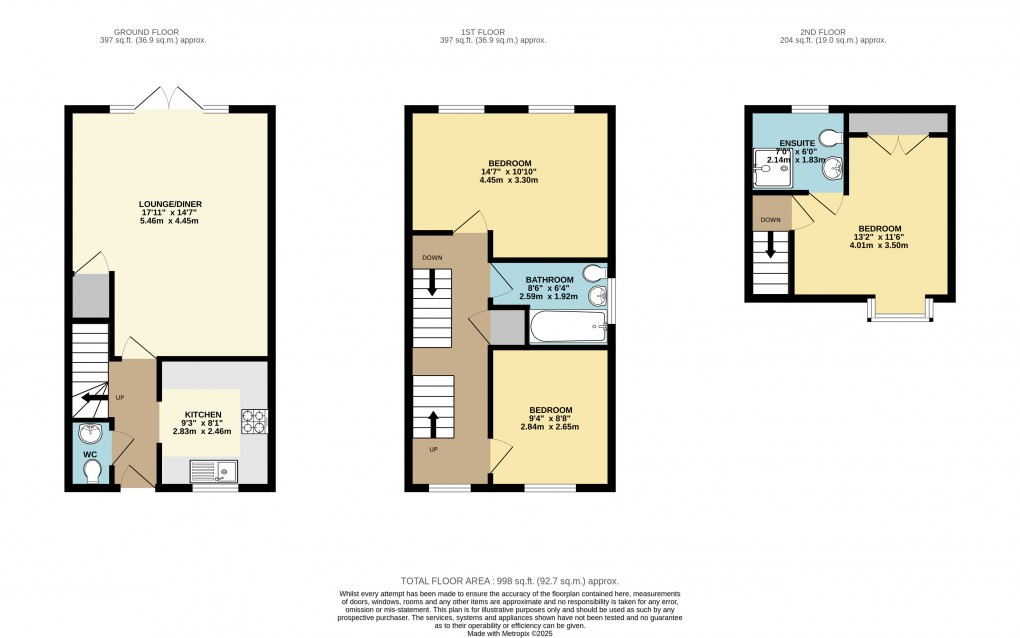 Floorplan for Middleton, Milton Keynes, Bucks