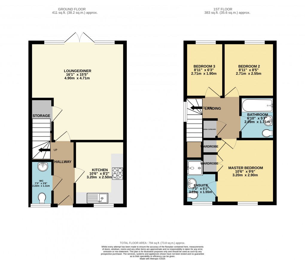 Floorplan for Leighton Buzzard, Bedfordshire, Bed