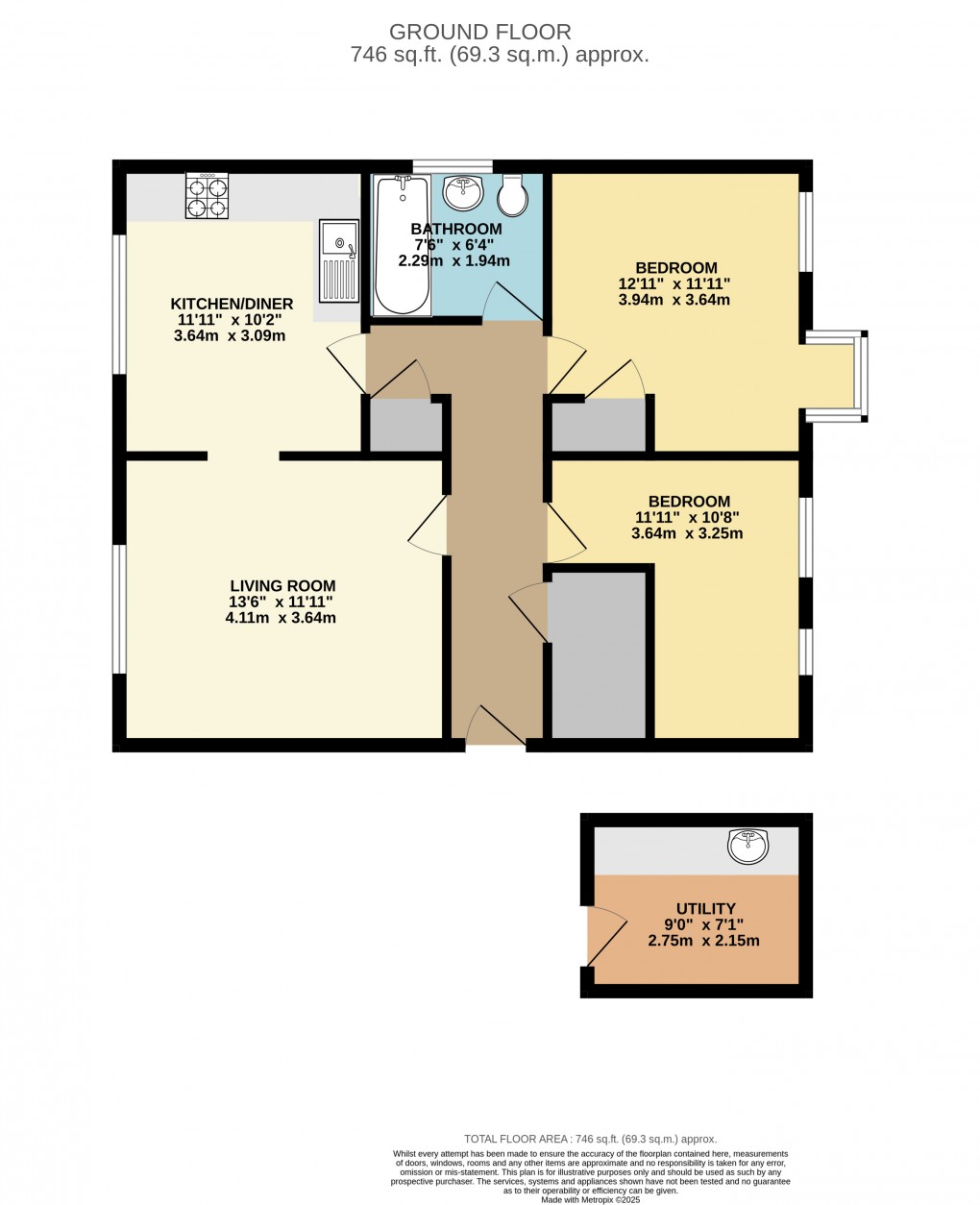 Floorplan for Central Milton Keynes, Milton Keynes, Bucks