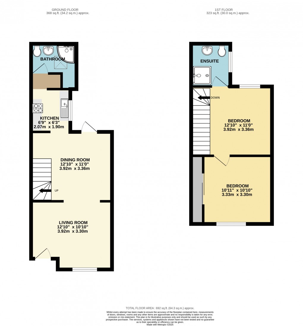 Floorplan for Bradwell Village, Bradwell