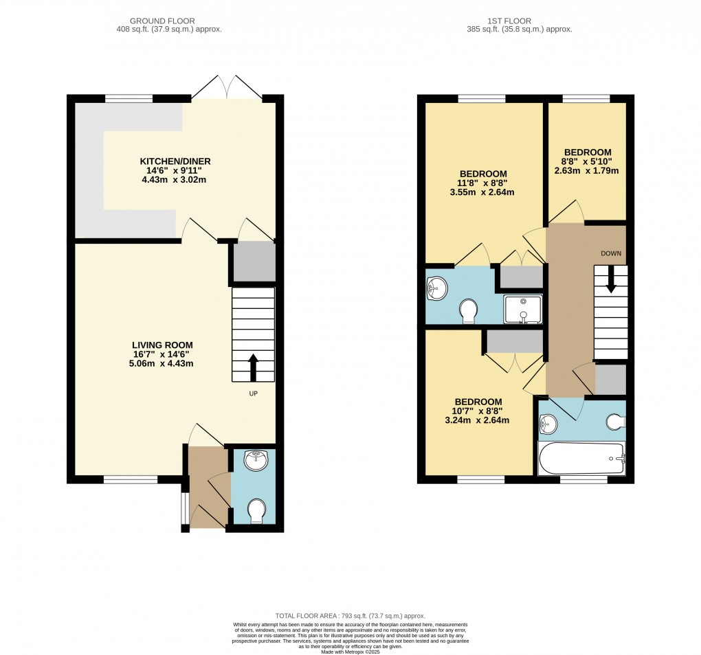 Floorplan for Old Wolverton, Milton Keynes, Buckinghamshire