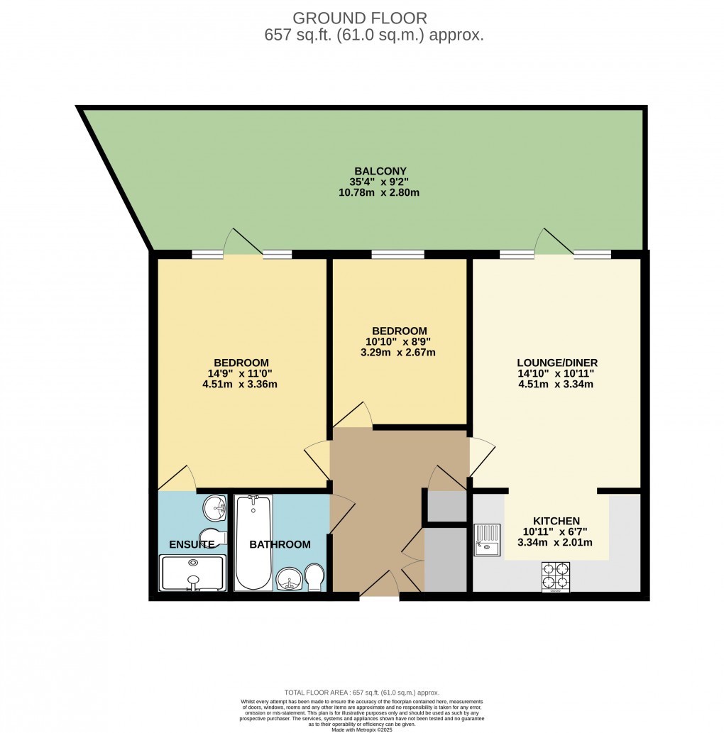 Floorplan for Oakgrove, Milton Keynes, Bucks