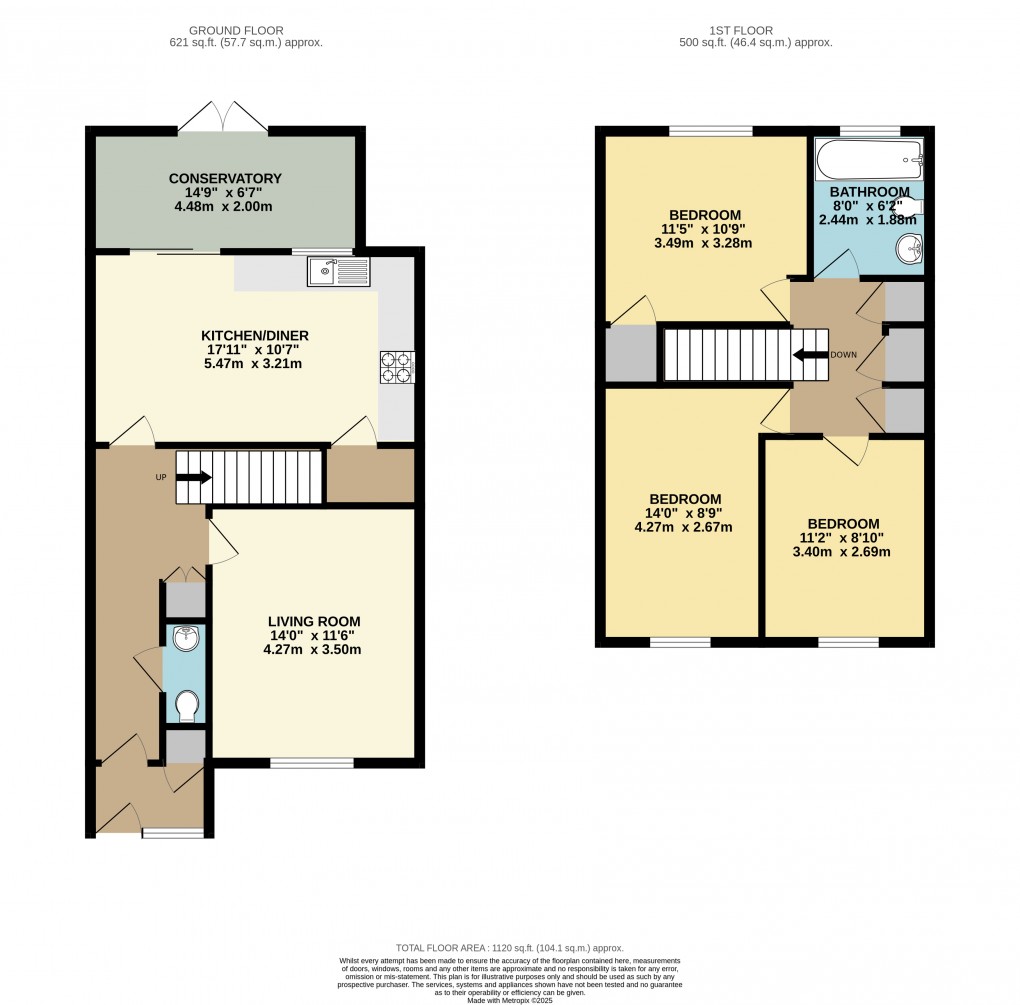 Floorplan for Downs Barn