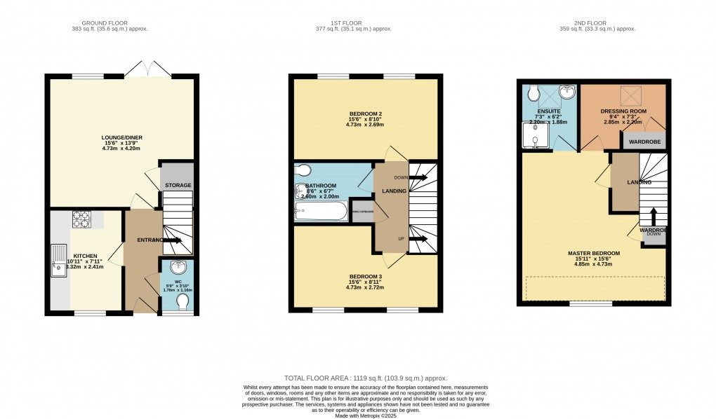 Floorplan for Grange Farm, Milton Keynes, Bucks