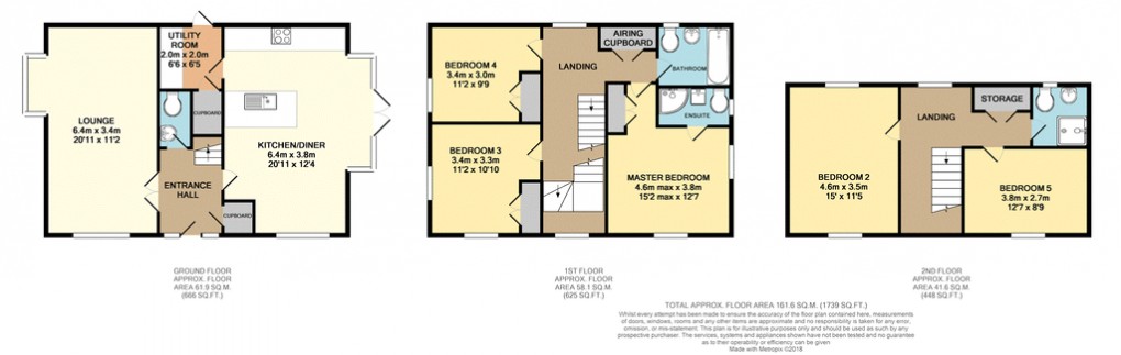 Floorplan for Monkston Park, Milton Keynes, Buckinghamshire