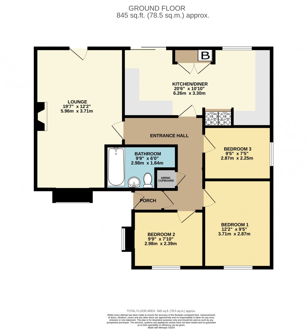 Floorplan for Sherington, Buckinghamshire