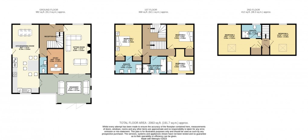 Floorplan for Hartwell, Northampton, Northamptonshire