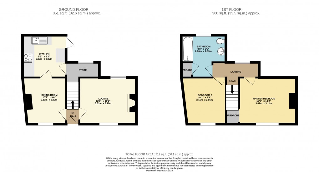 Floorplan for Silver Street, Newport Pagnell