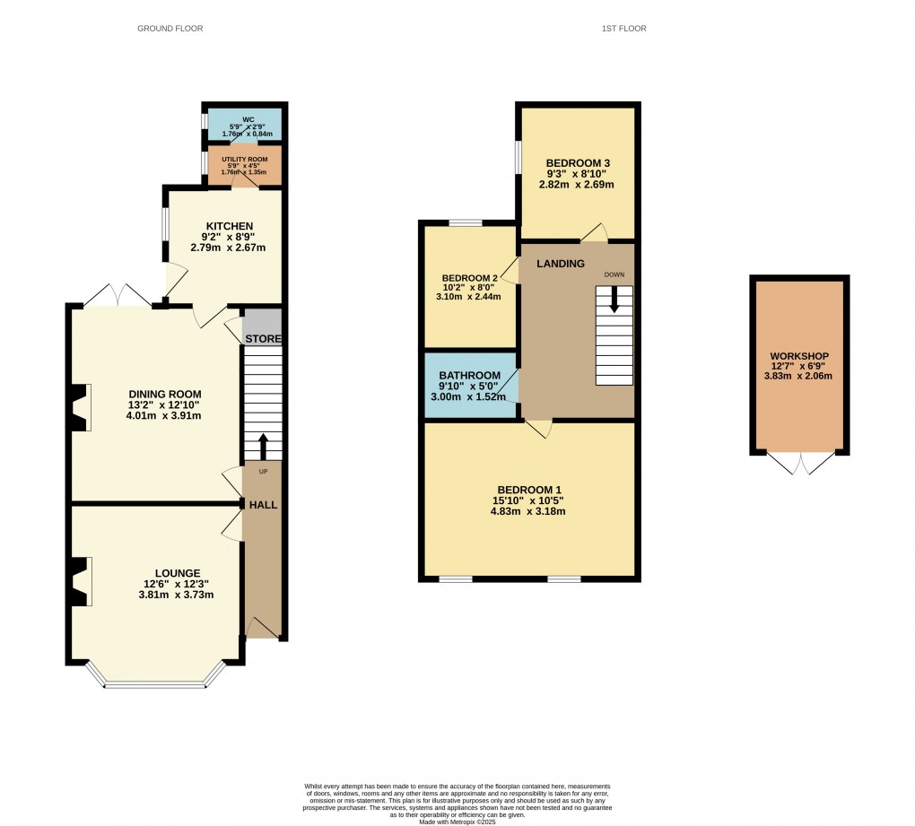 Floorplan for Marsh Drive, Great Linford, Milton Keynes