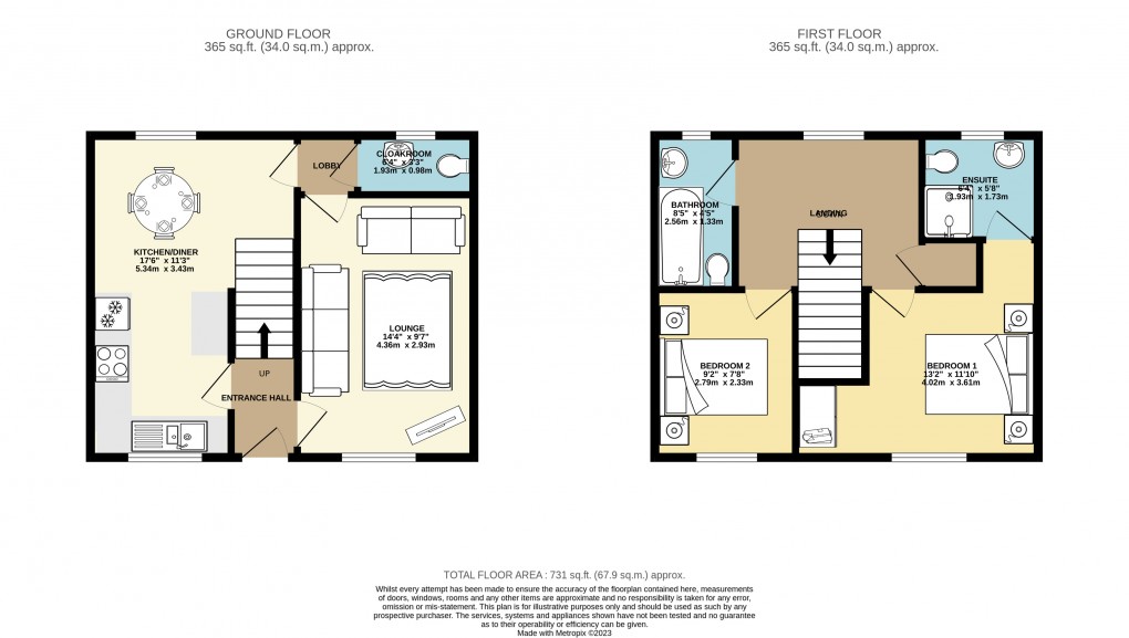 Floorplan for Great Linford, Milton Keynes, Buckinghamshire