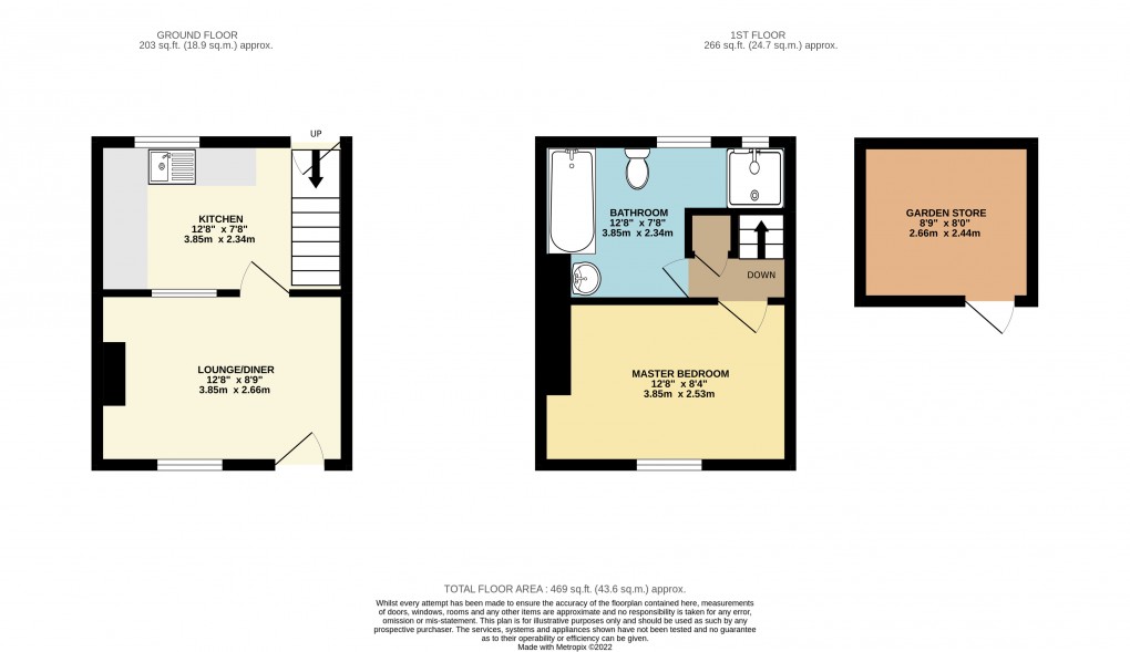 Floorplan for Olney, Buckinghamshire