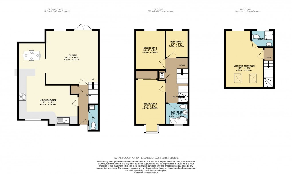 Floorplan for Blakelands, Milton Keynes, Buckinghamshire