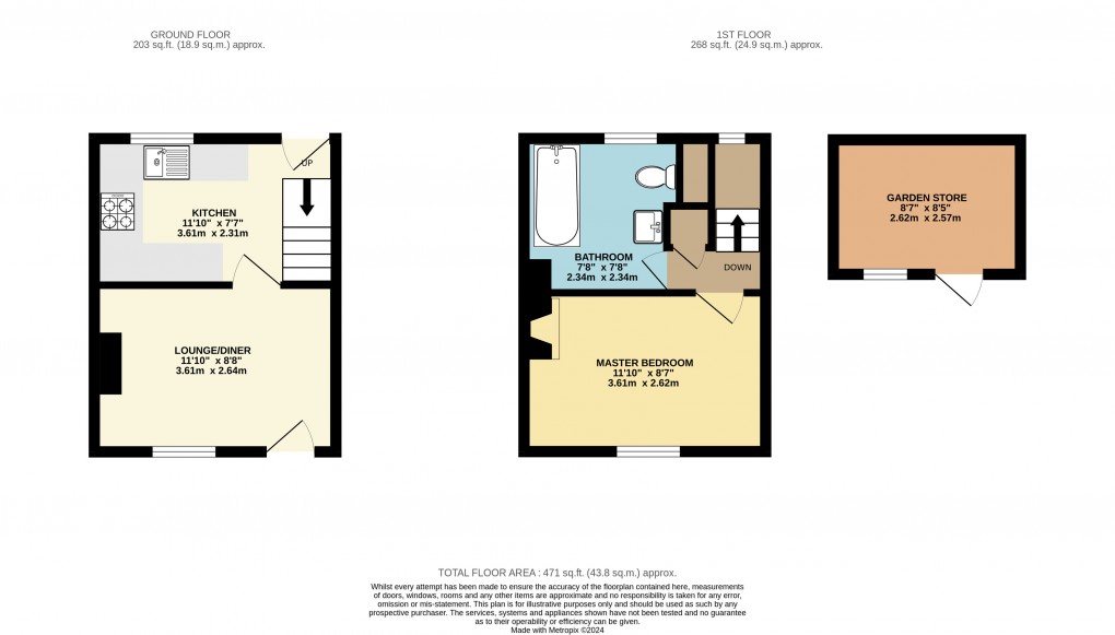 Floorplan for Olney, Buckinghamshire