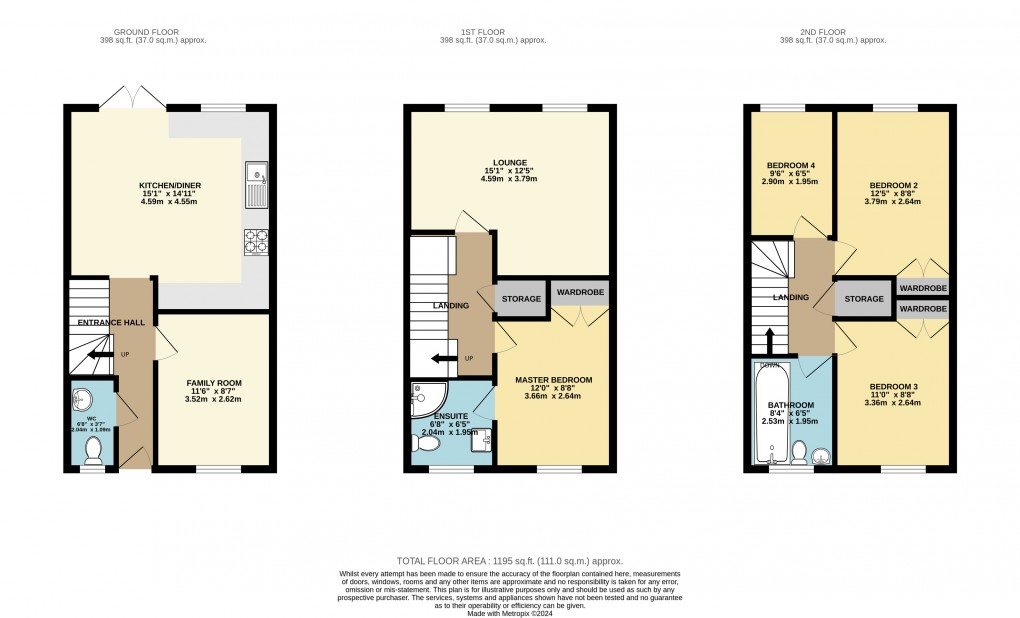 Floorplan for Kingsmead, Milton Keynes, Buckinghamshire