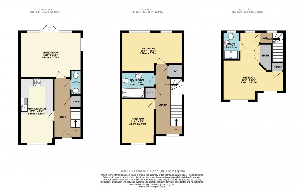 Floorplan for Ashland, Milton Keynes