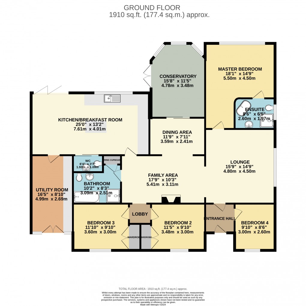 Floorplan for North Crawley, Newport Pagnell, Buckinghamshire