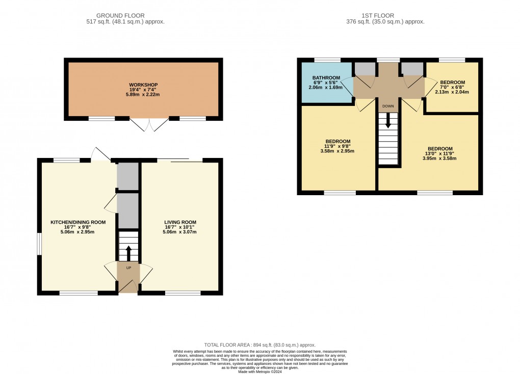 Floorplan for Great Holm, Milton Keynes, Buckinghamshire