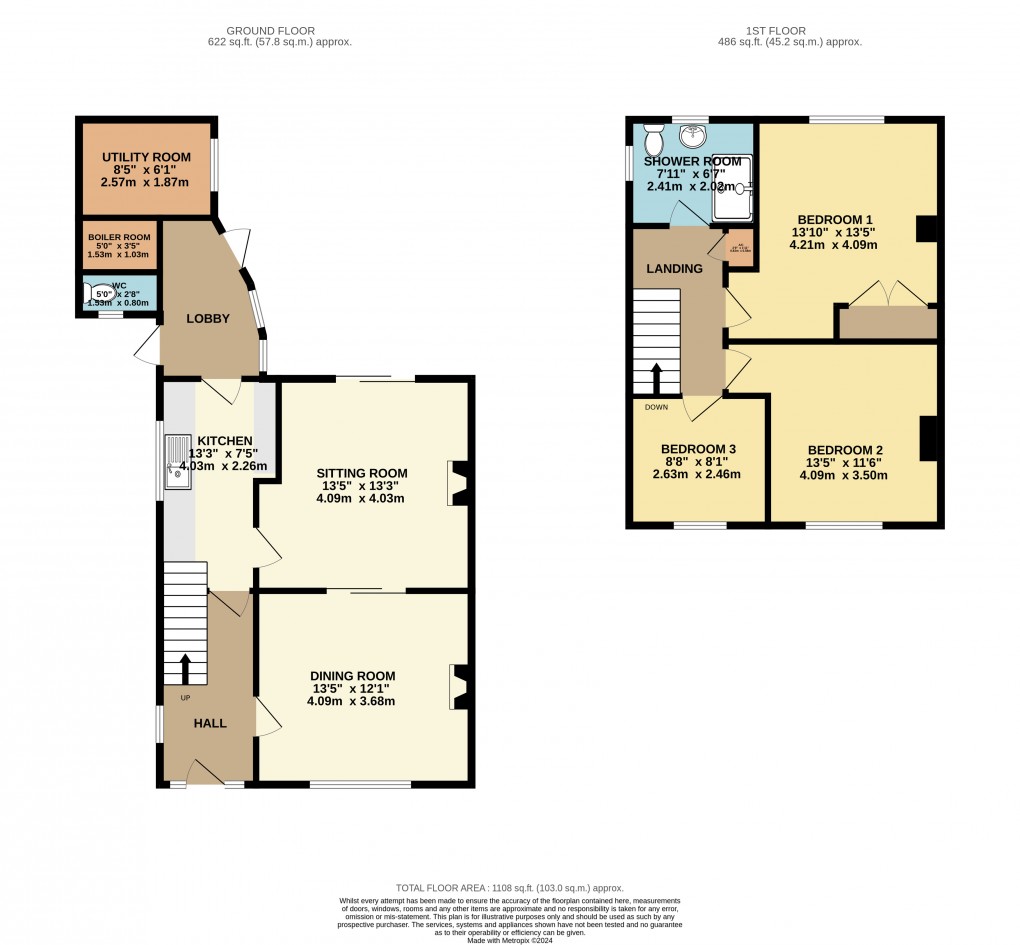 Floorplan for Newport Pagnell, Buckinghamshire