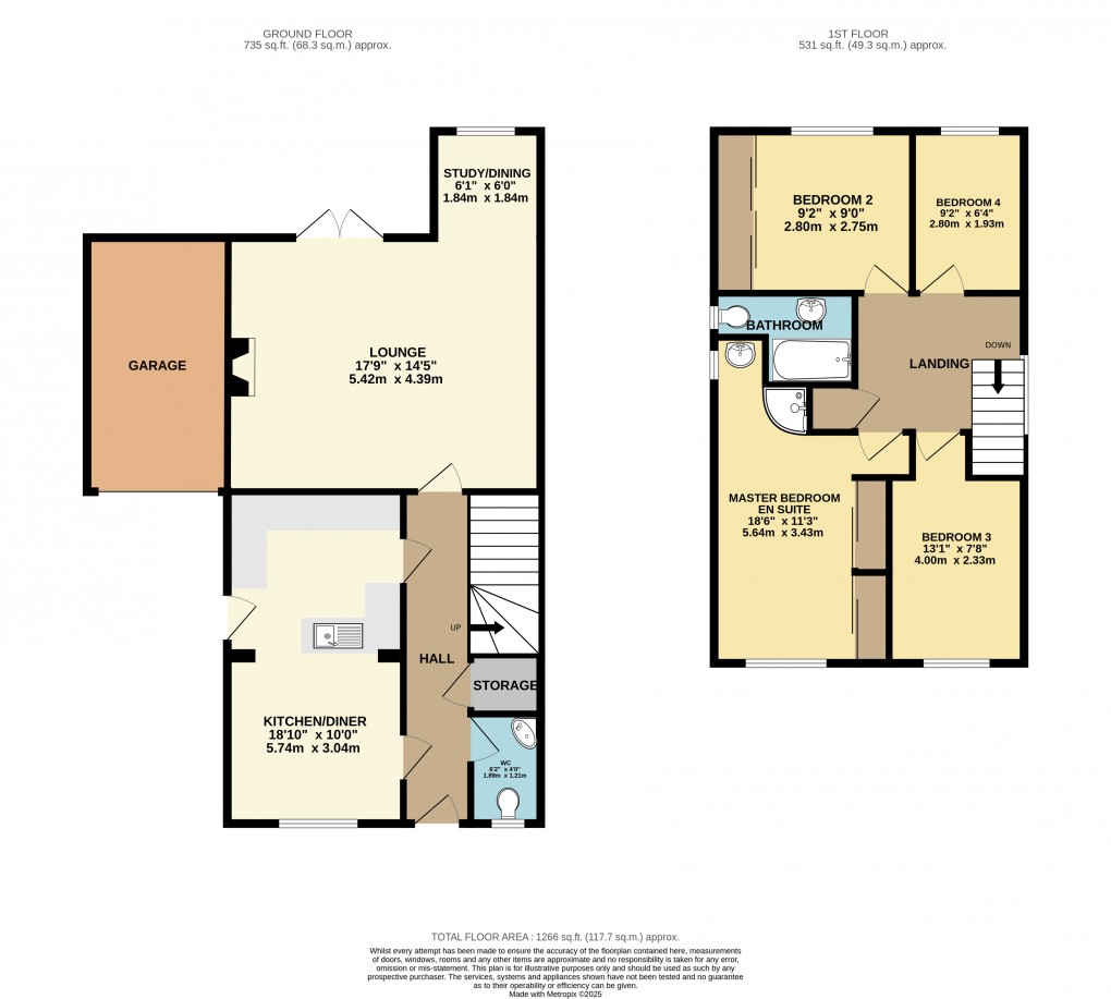 Floorplan for North Crawley