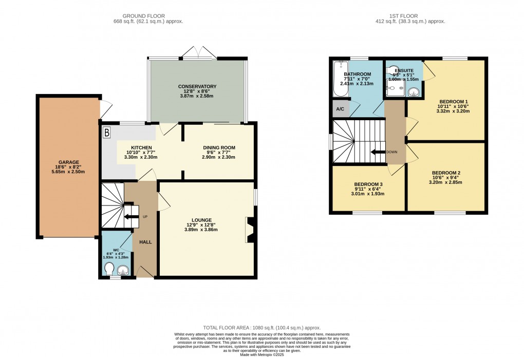 Floorplan for Browns Wood, Milton Keynes, Buckinghamshire