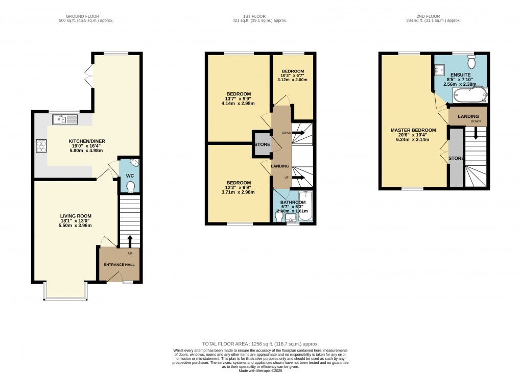 Floorplan for Oakridge Park, Milton Keynes, Buckinghamshire