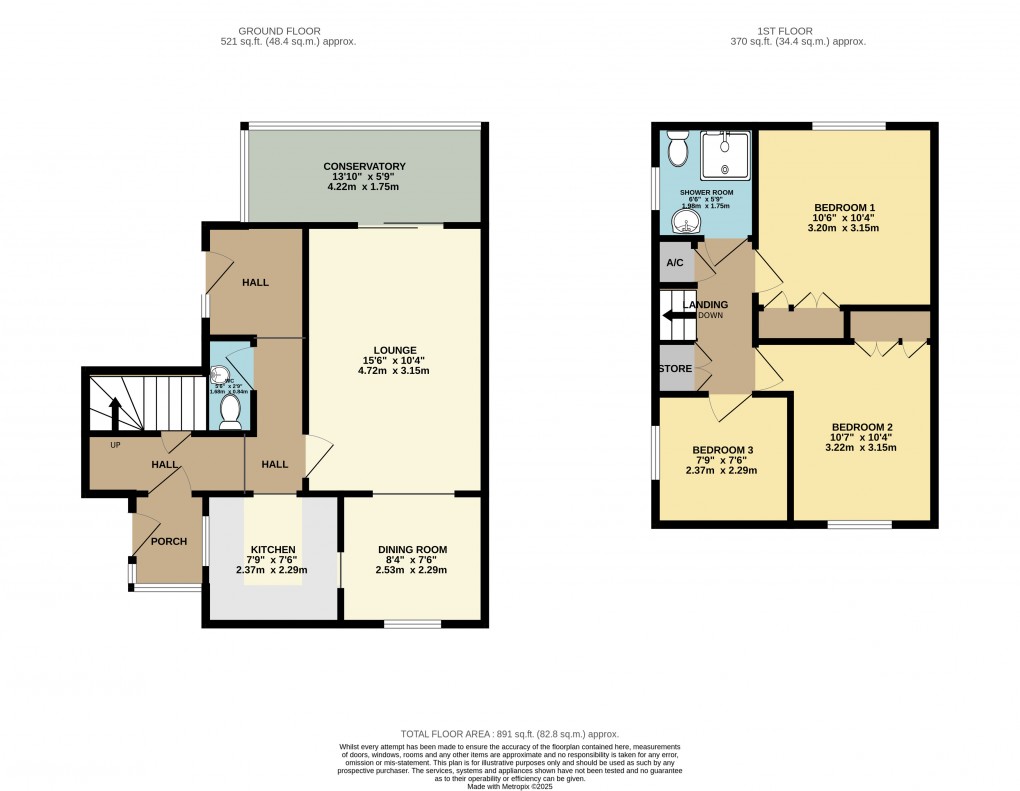 Floorplan for Pennyland, Milton Keynes, Buckinghamshire