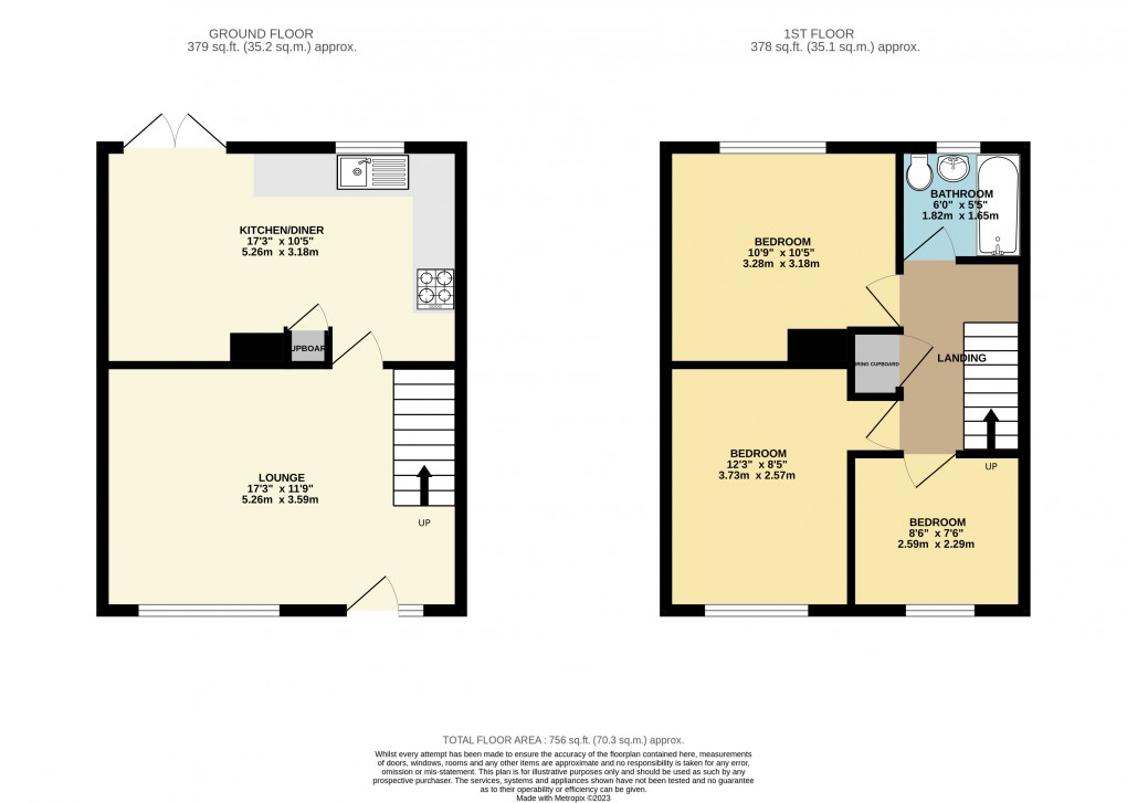 Floorplan for Luton