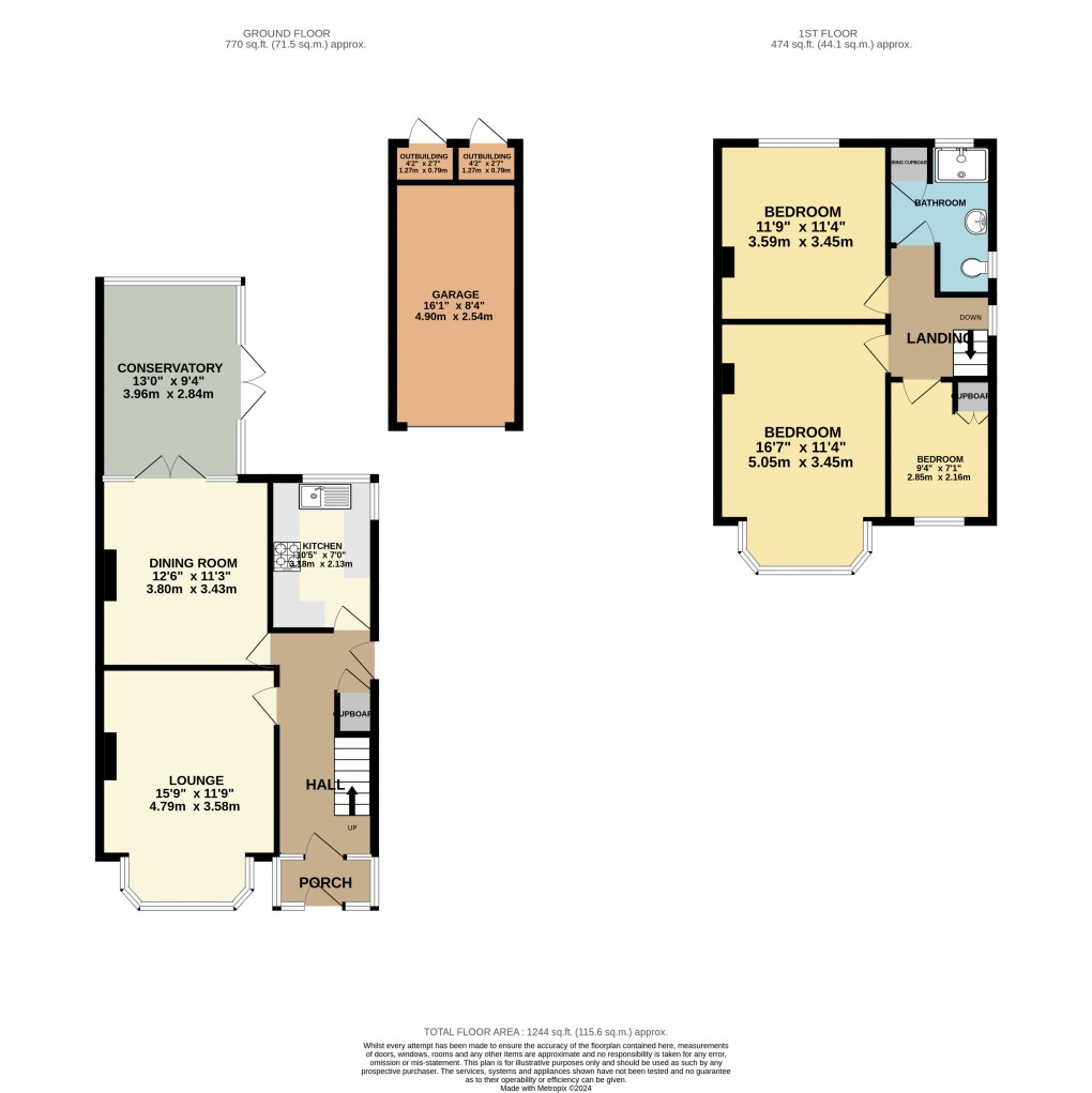 Floorplan for Luton